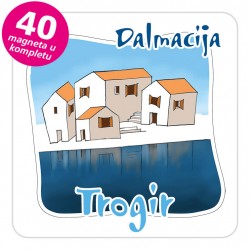 Magneti gradić EKO C 07 W Trogir komplet 40 ili 20 kom