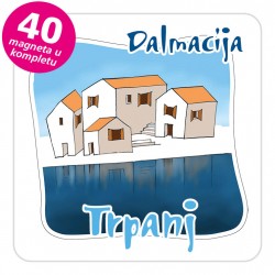 Magneti gradić EKO C 07 W Trpanj komplet 40 ili 20 kom