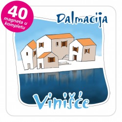 Magneti gradić EKO C 07 W Vinišće komplet 40 ili 20 kom